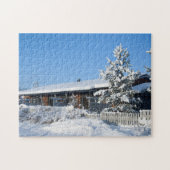 Winterlandschap Legpuzzel (Horizontaal)
