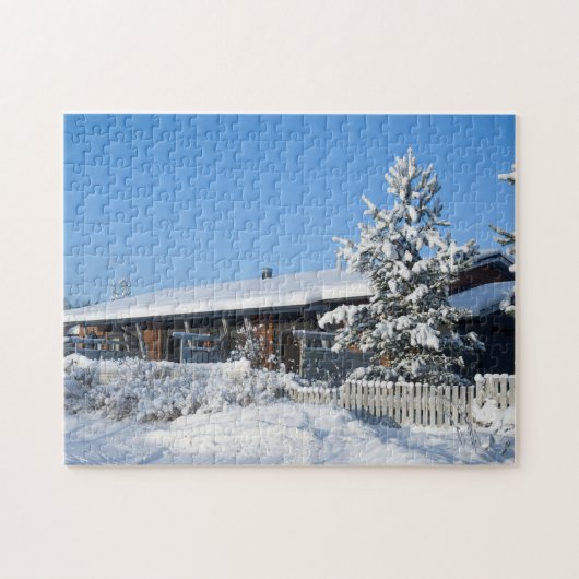 Winterlandschap Legpuzzel (Horizontaal)