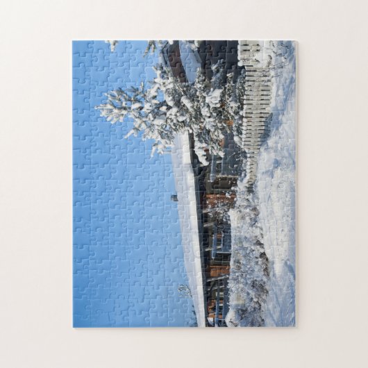 Winterlandschap Legpuzzel (Verticaal)