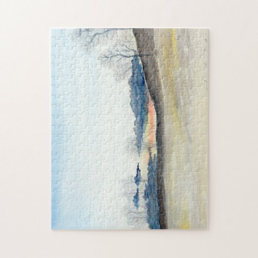 Winterlandschap Legpuzzel (Verticaal)