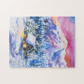 Winterlandschap Legpuzzel (Horizontaal)