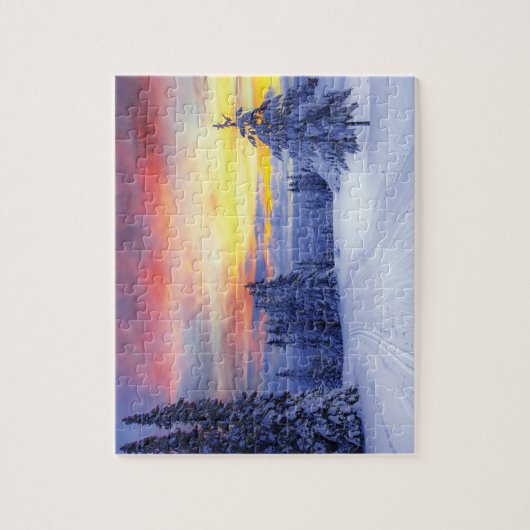 Winterlandschap Legpuzzel (Verticaal)