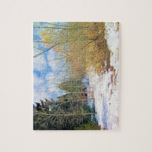 Winterlandschap Legpuzzel (Verticaal)