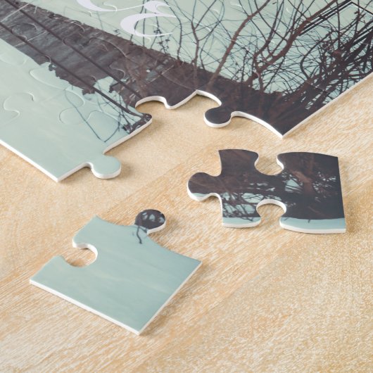 Winterlandschap Legpuzzel (Zijkant)