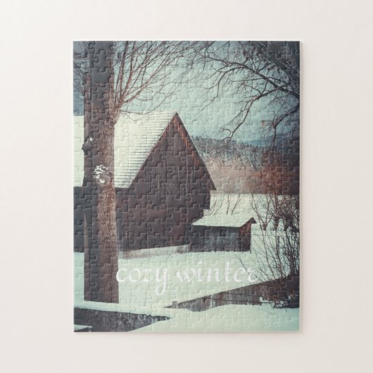 Winterlandschap Legpuzzel (Verticaal)
