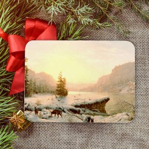 Winterlandschap Magneet
