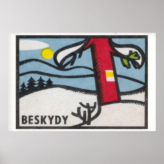 Winterlandschap Matchbox Kunstprint, Tsjechisch Vi Poster (Voorkant)