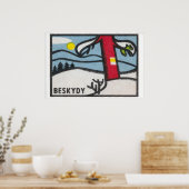 Winterlandschap Matchbox Kunstprint, Tsjechisch Vi Poster (Keuken)