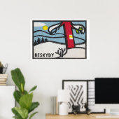 Winterlandschap Matchbox Kunstprint, Tsjechisch Vi Poster (Thuiskantoor)