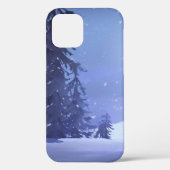 Winterlandschap met besneeuwde bomen Case-Mate iPhone case (Achterkant)