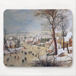 Winterlandschap met Birdval, 1601 Muismat
