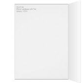 Winterlandschap met boom CC0370 (Binnen (Links))