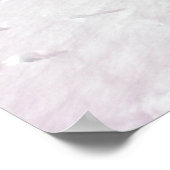 Winterlandschap met larven in de sneeuw poster (Hoek)