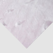 Winterlandschap met larven in de sneeuw tissuepapier (Detail)