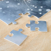 Winterlandschap met muis legpuzzel (Zijkant)