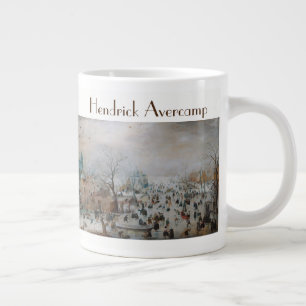 Winterlandschap met Skaters door Hendrick Avercamp Grote Koffiekop