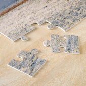 Winterlandschap met sneeuw en windmolen in Nederla Legpuzzel (Zijkant)