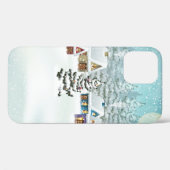 winterlandschap met sneeuwdekhuizen Case-Mate iPhone case (Achterkant (horizontaal))