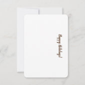 Winterlandschap met sneeuwdorp (Achterkant)