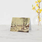 Winterlandschap met vogeltrap - 1565 kaart (Gele Bloem)
