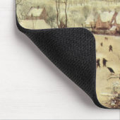 Winterlandschap met vogeltrap - 1565 muismat (Hoek)