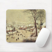 Winterlandschap met vogeltrap - 1565 muismat (Met muis)