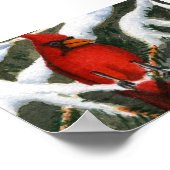 Winterlandschap Mini-Poster Poster (Hoek)