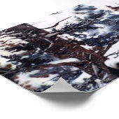 Winterlandschap Mini-Poster Poster (Hoek)