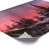 Winterlandschap Mini-Poster Poster (Hoek)