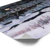 Winterlandschap Mini-Poster Poster (Hoek)