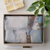 Winterlandschap nabij Davos Tissuepapier (Geschenk)