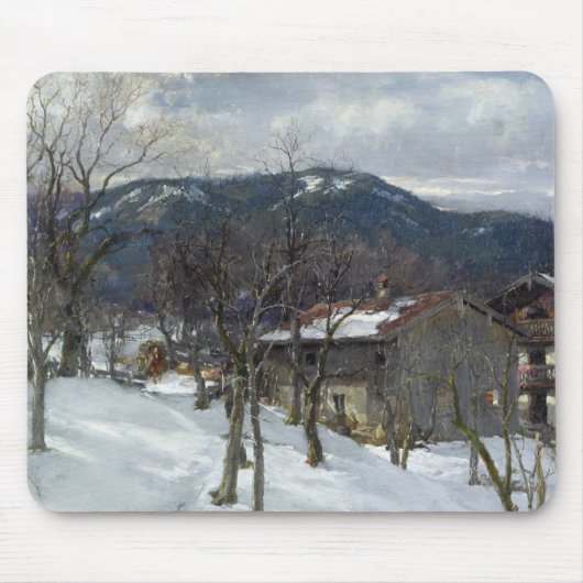 Winterlandschap nabij Kutterling, 1899 Muismat (Voorkant)