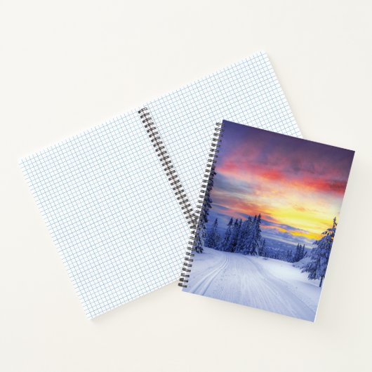 Winterlandschap Notitieboek (Binnen)