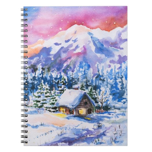 Winterlandschap Notitieboek (Voorkant)