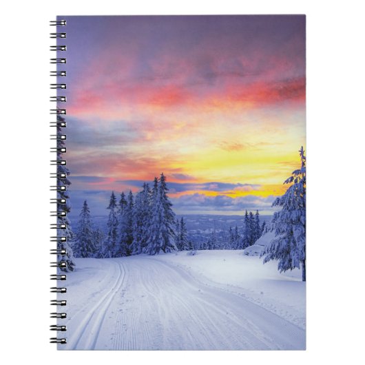 Winterlandschap Notitieboek (Voorkant)