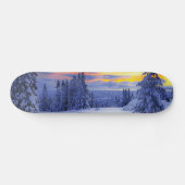 Winterlandschap Persoonlijk Skateboard (Horizontaal)