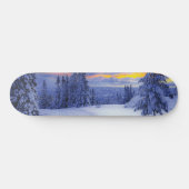 Winterlandschap Persoonlijk Skateboard (Horizontaal)