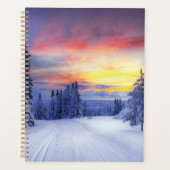 Winterlandschap Planner (Voorkant)