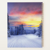 Winterlandschap Planner (Achterkant)