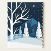 Winterlandschap Planner (Achterkant)