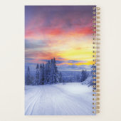 Winterlandschap Planner (Achterkant)