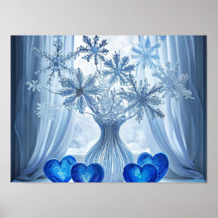 Winterlandschap Poster