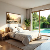 Winterlandschap Poster