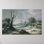 Winterlandschap Poster (Voorkant)