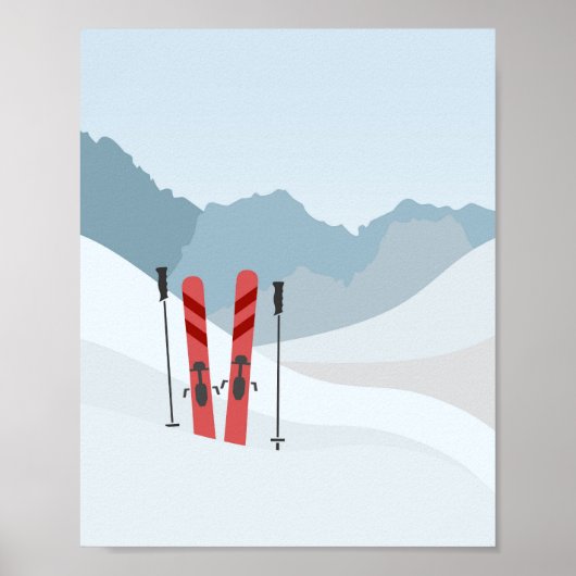 Winterlandschap Poster (Voorkant)