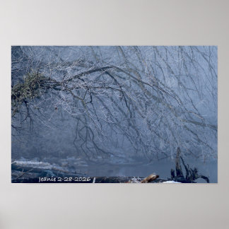 Winterlandschap poster