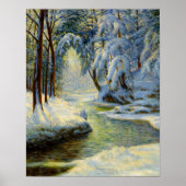 winterlandschap; poster (Voorkant)