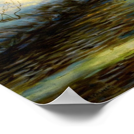 winterlandschap; poster (Hoek)