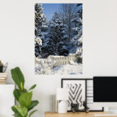 Winterlandschap Poster (Thuiskantoor)