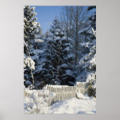 Winterlandschap Poster (Voorkant)